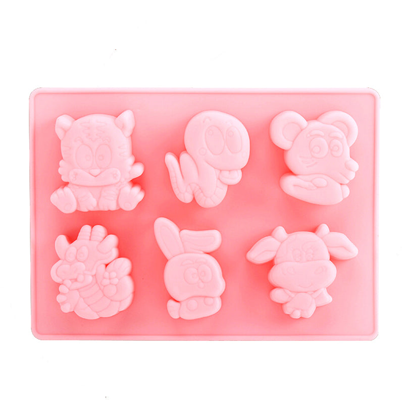 Food Grade Twelve Animals Handmade Soap Silicone Mold DIY Chocolate Cake  Mold Soap Molds for Soap Making Baby Soap Mold - Price history & Review